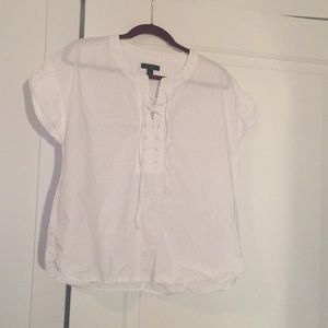 Jcrew white top